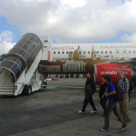 Flugzeug nach Malta